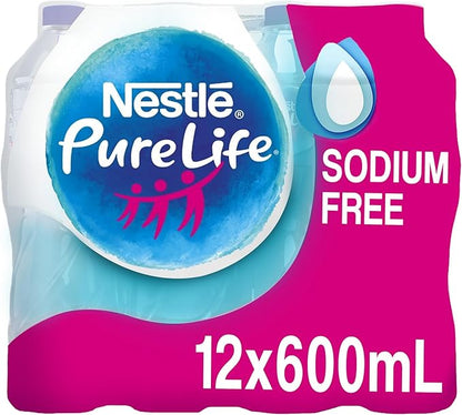 NESTLE BOTTLED DRINKING WATER 12x600ml