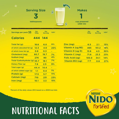 NESTLE NIDO MILK POWDER 1800gm