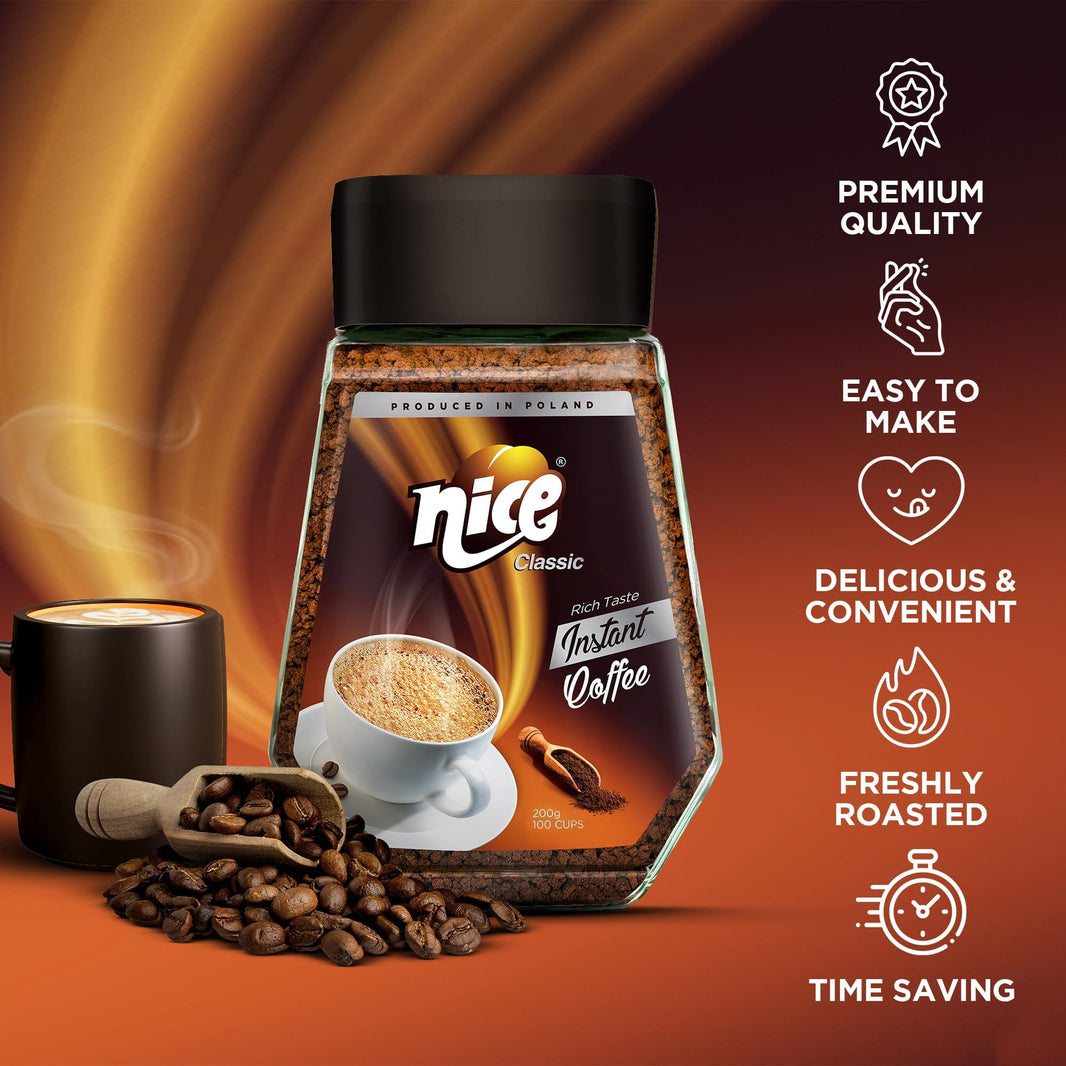 NICE CLASSIC INSTANT COFFEE 200gm