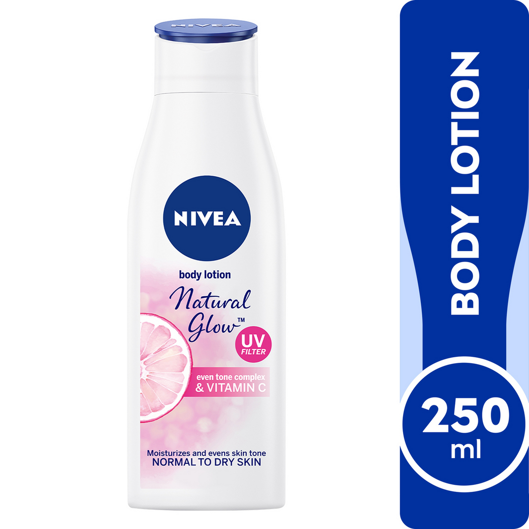 NIVEA BODY LOTION NAT/GLOW 250ml