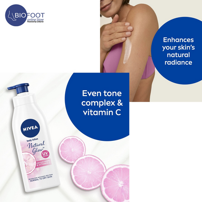 NIVEA BODY LOTION NAT/GLOW 250ml