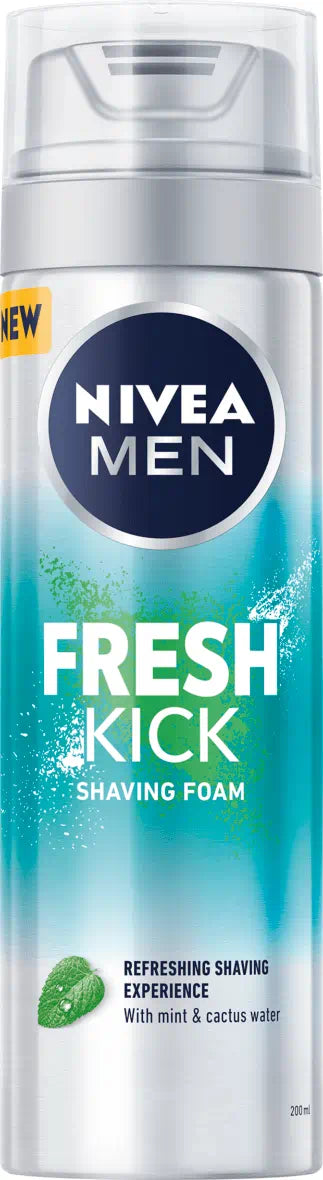 NIVEA MEN FRESH KICK SHAVE FOAM 200ML