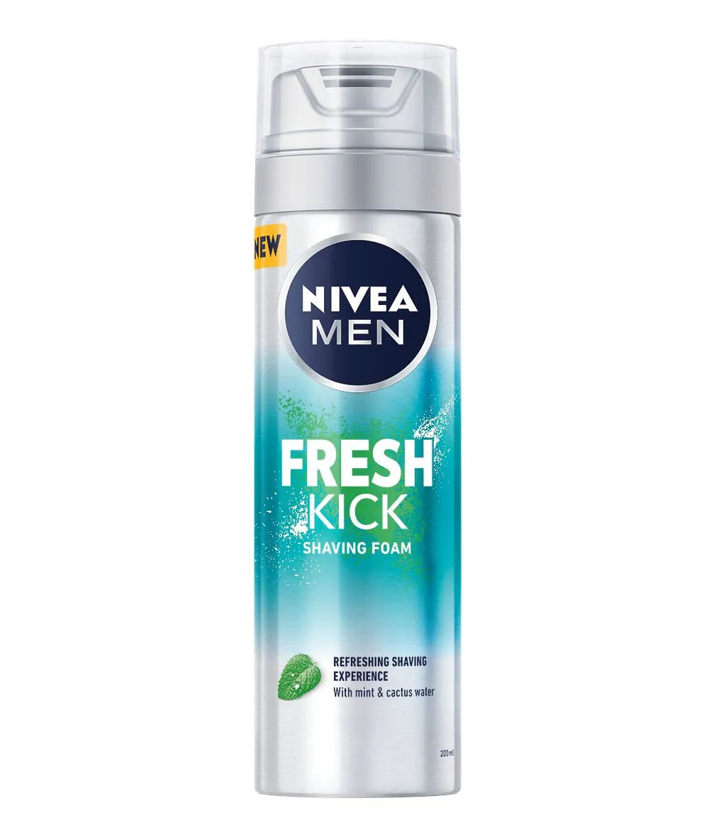 NIVEA MEN FRESH KICK SHAVE FOAM 200ML