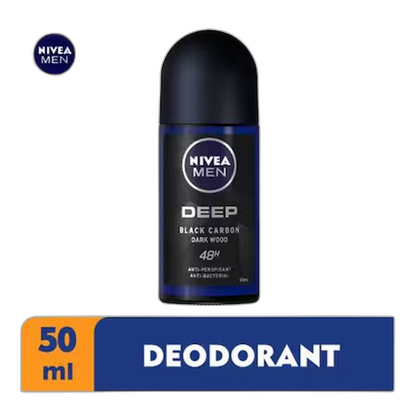 NIVEA DEEP BLK ROLLON 50ml