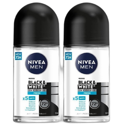 NIVEA FRESH BLACK&WHITE ROLLON 50ml