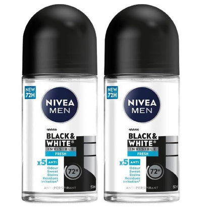 NIVEA FRESH BLACK&WHITE ROLLON 50ml