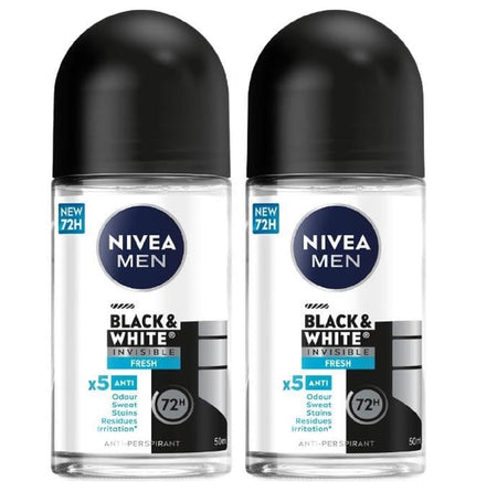 NIVEA FRESH BLACK&WHITE ROLLON 50ml