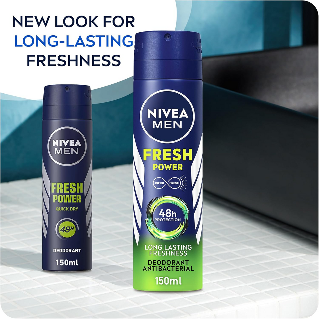 NIVEA FRESH OCEAN DEO BDY SPRY 150ML