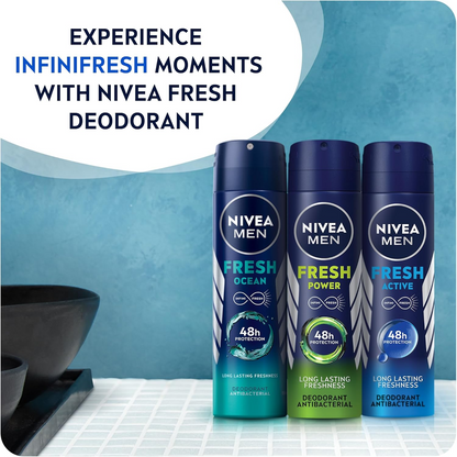 NIVEA FRESH OCEAN DEO BDY SPRY 150ML