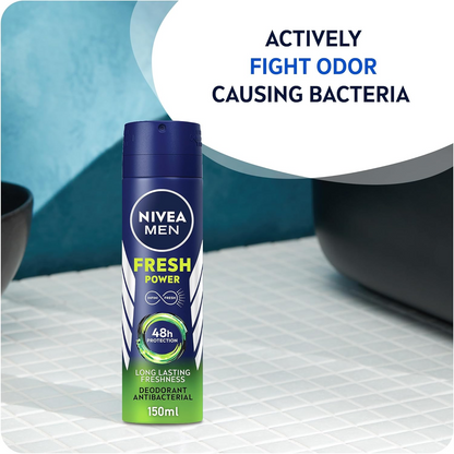 NIVEA FRESH OCEAN DEO BDY SPRY 150ML