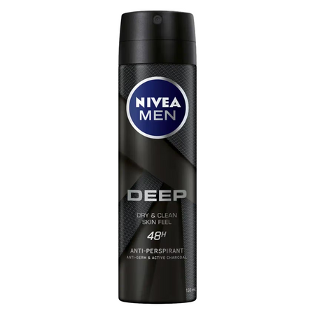 NIVEA MEN DEEP BLK DEO SPRAY 150ml