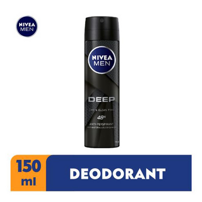 NIVEA MEN DEEP BLK DEO SPRAY 150ml