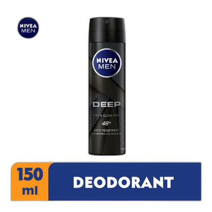 NIVEA MEN DEEP BLK DEO SPRAY 150ml