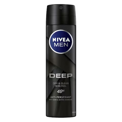 NIVEA MEN DEEP BLK DEO SPRAY 150ml