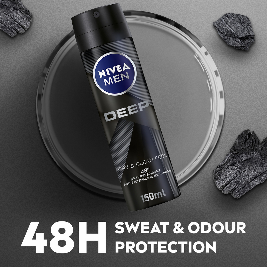NIVEA MEN DEEP DEO SPRAY 150ml
