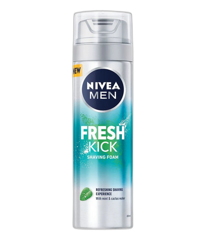 NIVEA MEN FRESH KICK SHAVE FOAM 200ML