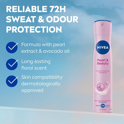 NIVEA PEARL & BTY DEO SPRAY 150ml
