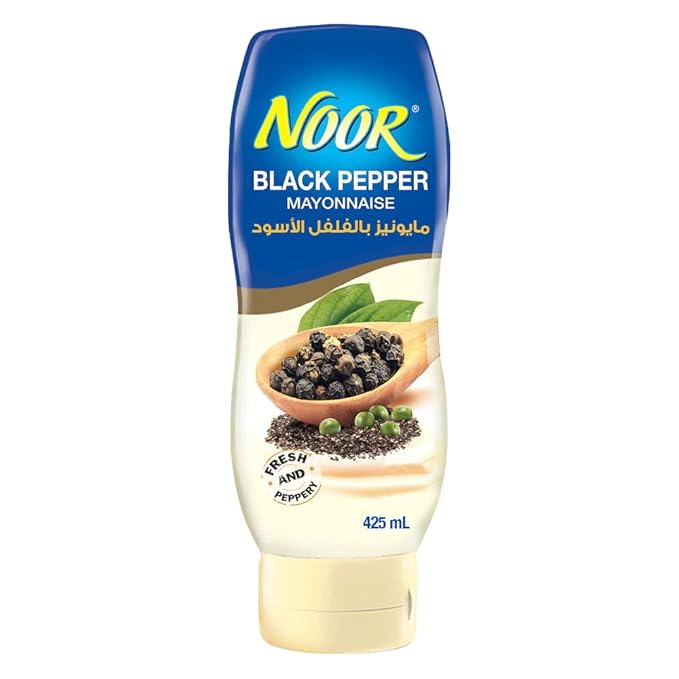 NOOR BLK PEPPER MAYONNAISE 425ml