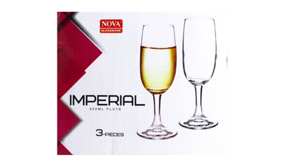NOVA IMPERIAL GLASS 3PC-SNV026
