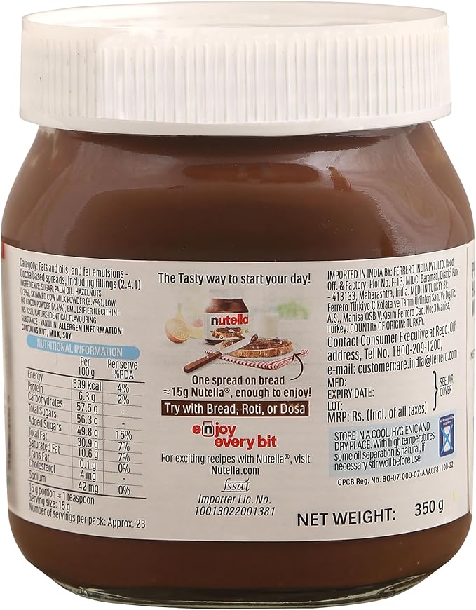 NUTELLA CHOCO SPREAD 350gm