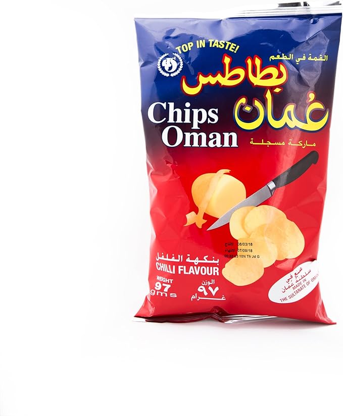 OMAN CHILLI POTATO CHIPS 97gm