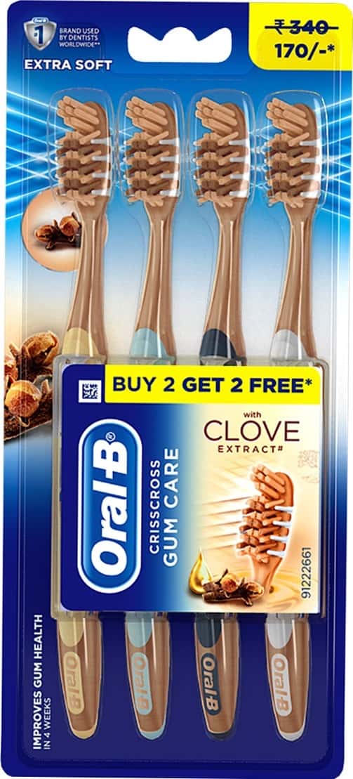 ORAL B CLOVE TOOTHBRUSH 3Pcs