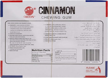 ORION CINNAMON GUM 20pcs