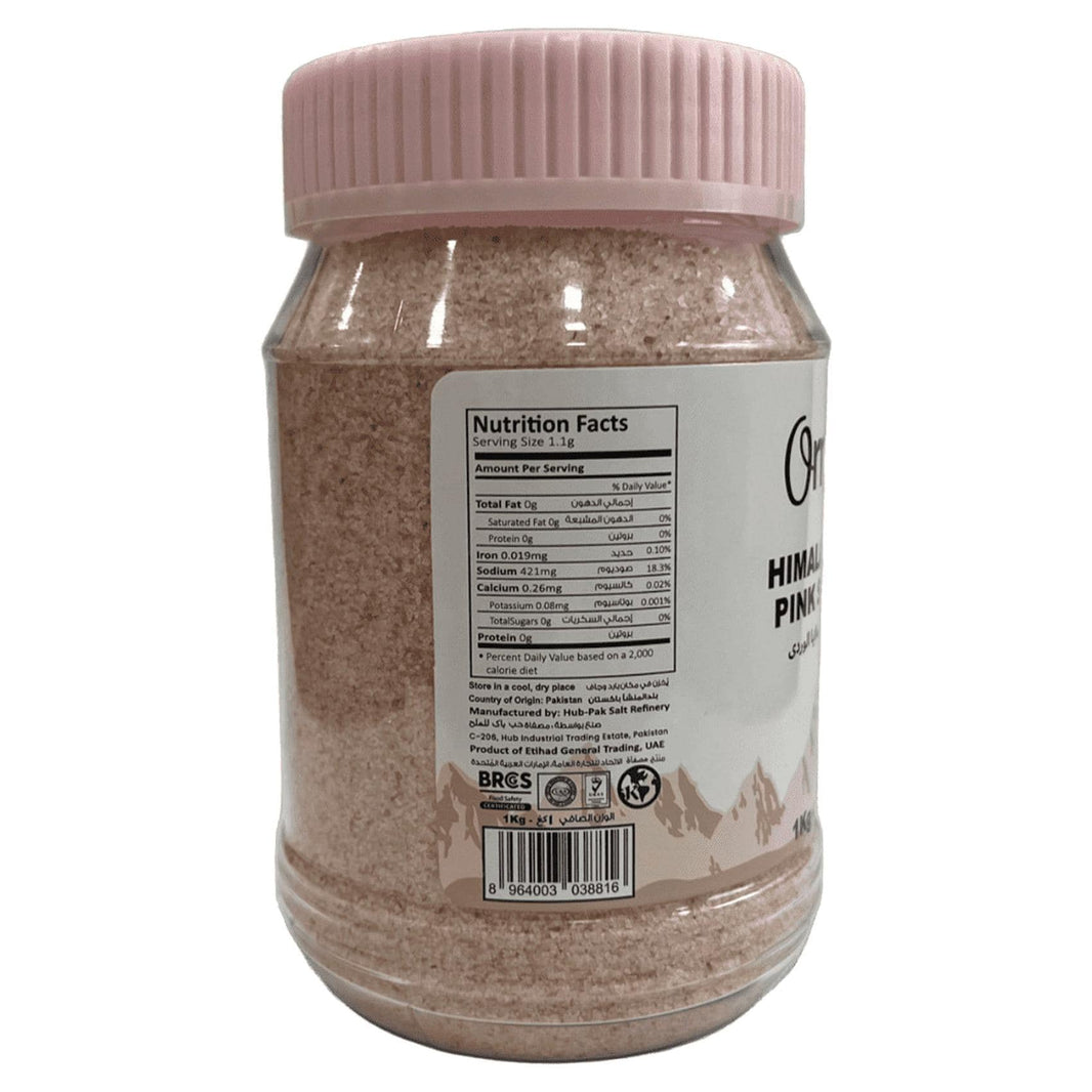 ORNIC PINK HIMALAYAN SALT 1Kg