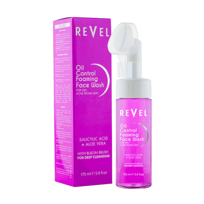 Revel Oil Control Foaming Face Wash, 175ml