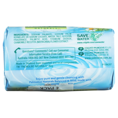PALMOLIVE BALANCE SOAP 4x90gm