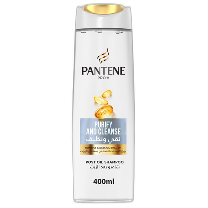PANTENE PURIFY & CLEANSE OIL SHAMPOO 400ML