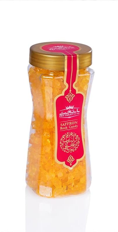 PAYTAKHT SAFFRON ROCK CANDY 450gm