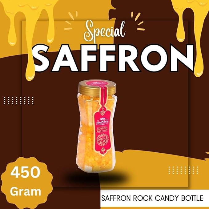PAYTAKHT SAFFRON ROCK CANDY 450gm