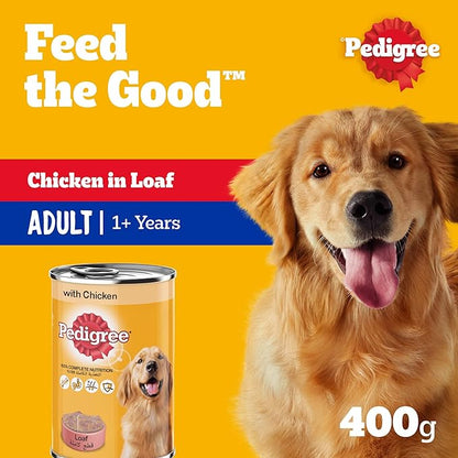 PEDIGREE DOGFOOD CHICKEN LOAF 400gm