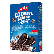 POPPINS COOKIES & CREAM RINGS 350gm