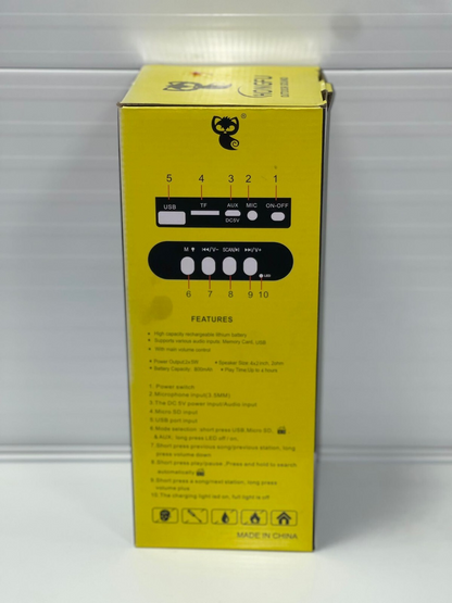 PORTABLE W/LESS SPEAKER HF-4260