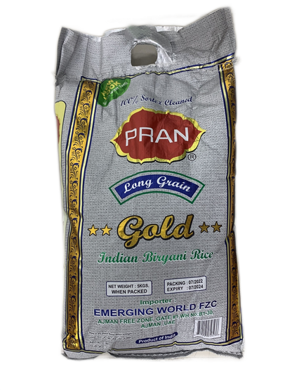 PRAN GOLD INDIAN BIRYANI RICE 5Kg