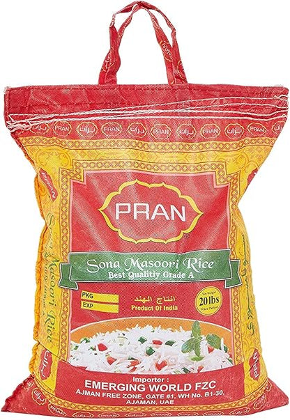 PRAN SONA MASOORI RICE 20Lbs