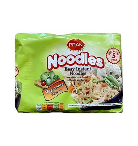 PRAN VEGETABLE NOODLES 5x70gm