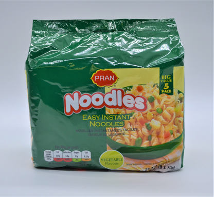 PRAN VEGETABLE NOODLES 5x70gm