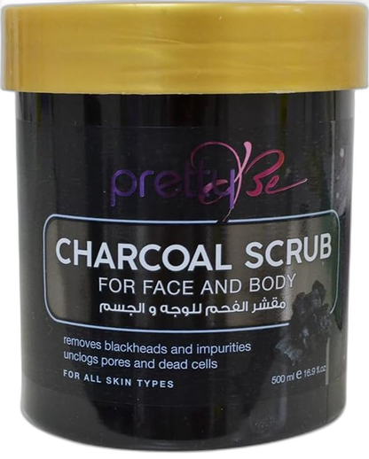 PRETTYBE CHARCOAL SCRUB 500ML