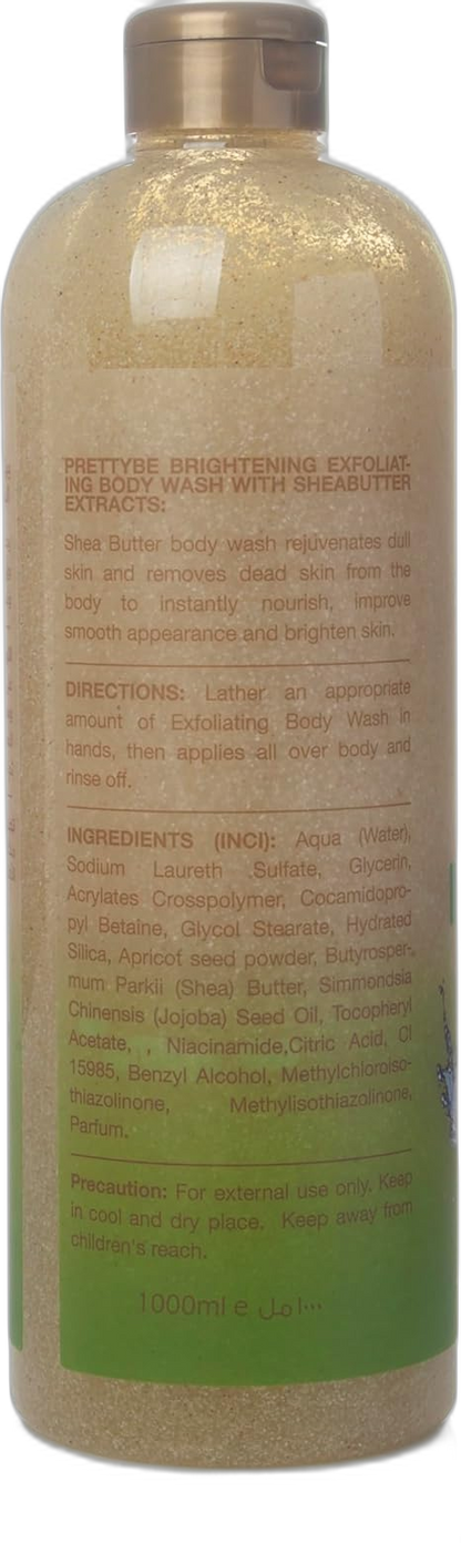 PRETTYBE SHEA BTR BODYWASH 1000ML