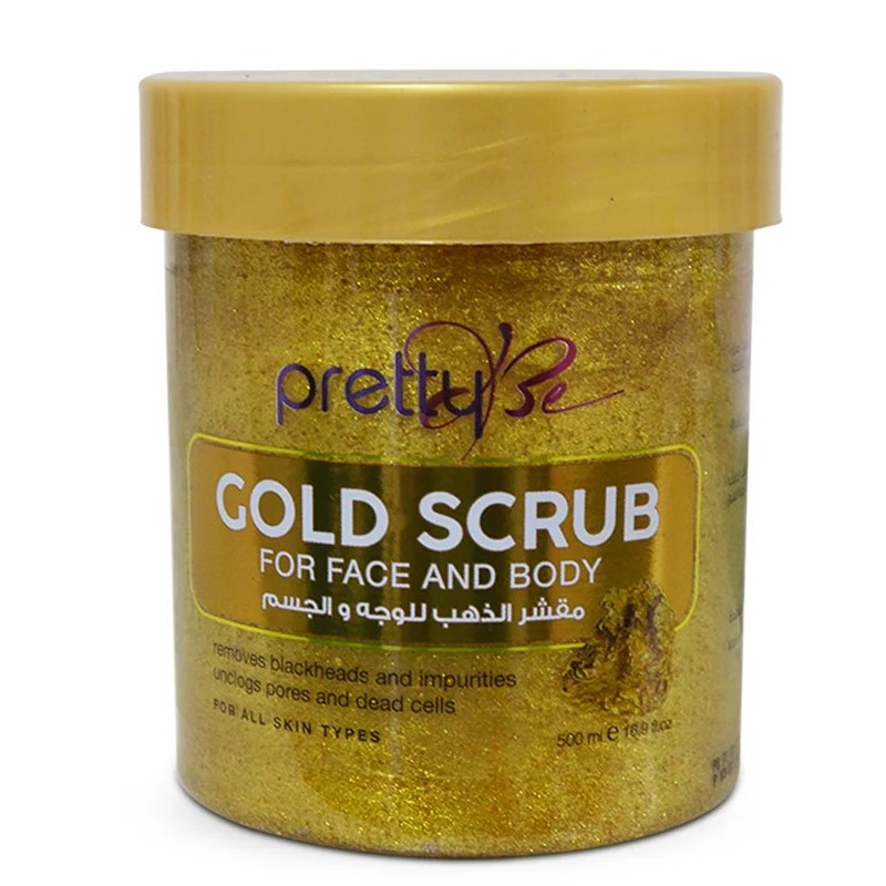 PRETTY GOLD FACE & BODY SCRUB 500ml