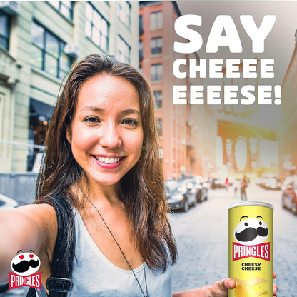 PRINGLES CHEESY CHEESE 165gm