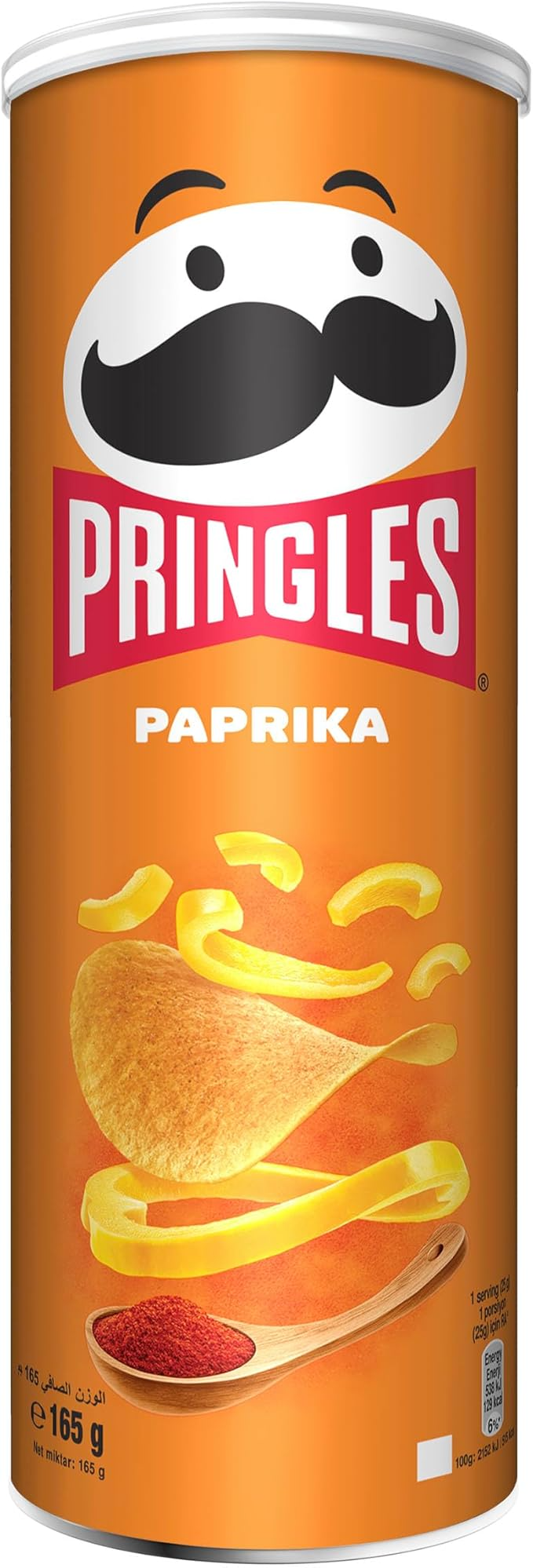 PRINGLES PAPRIKA CHIPS 165gm