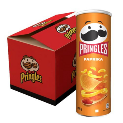 PRINGLES PAPRIKA CHIPS 165gm