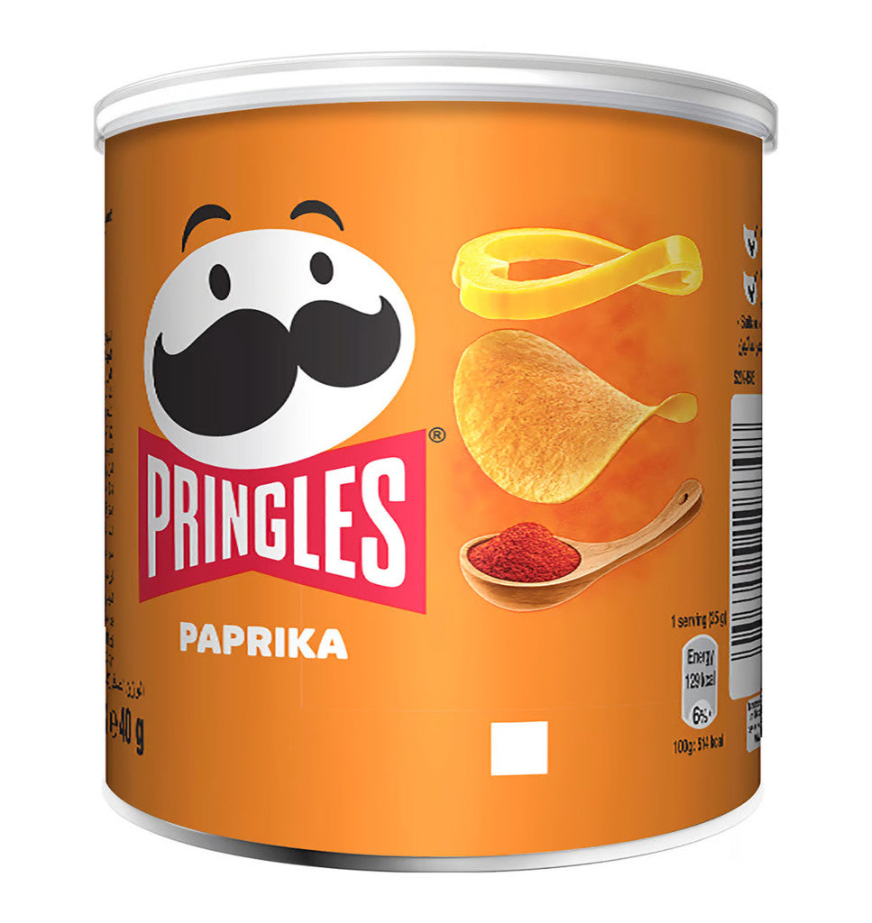 PRINGLES PAPRIKA CHIPS 40gm