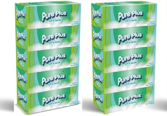 PURE PLUS FACIAL TISSUE 200MX190M 500 SHEET
