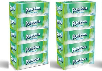 PURE PLUS FACIAL TISSUE 200MX190M 500 SHEET