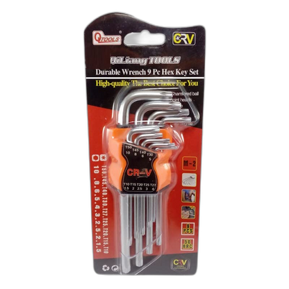 QTOOLS HEX KEY 9pcs 83599-6